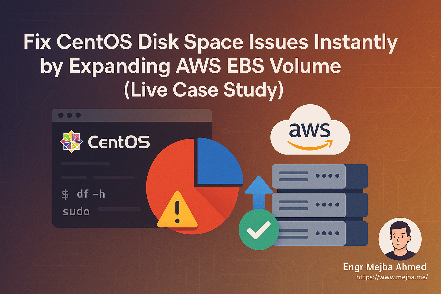 Fix CentOS Disk Space Issues Instantly by Expanding AWS EBS Volume (Live Case Study)