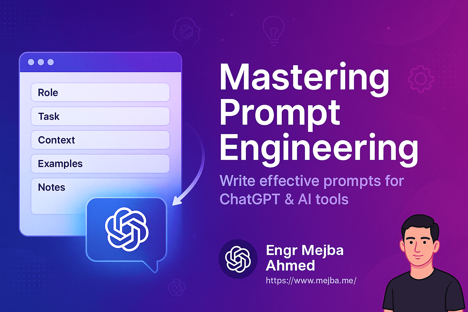 🚀 Mastering Prompt Engineering: How to Write Effective Prompts for ChatGPT & AI Tools