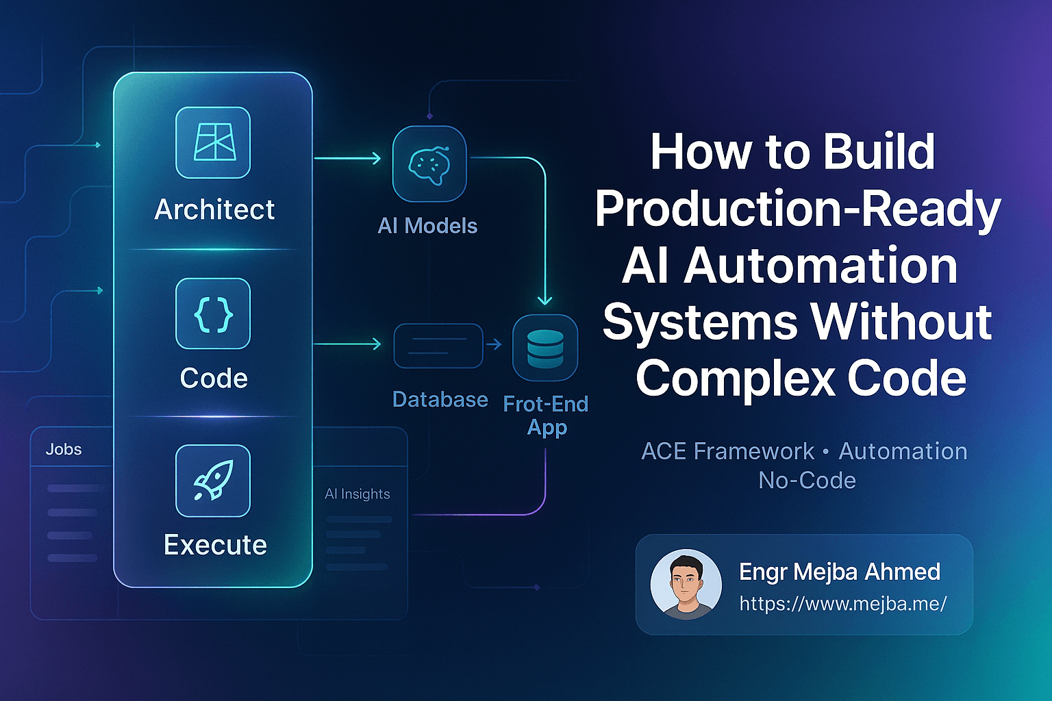 How to Build Production-Ready AI Automation Systems Without Writing Complex Code (ACE Framework Guide)