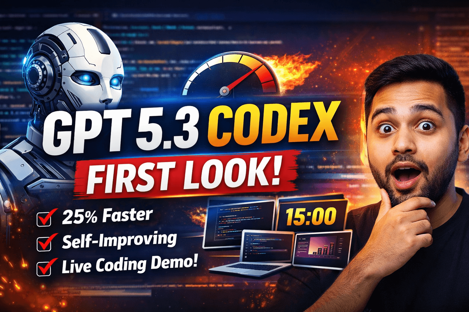 GPT 5.3 Codex First Look: Speed, Self-Improvement, Demos