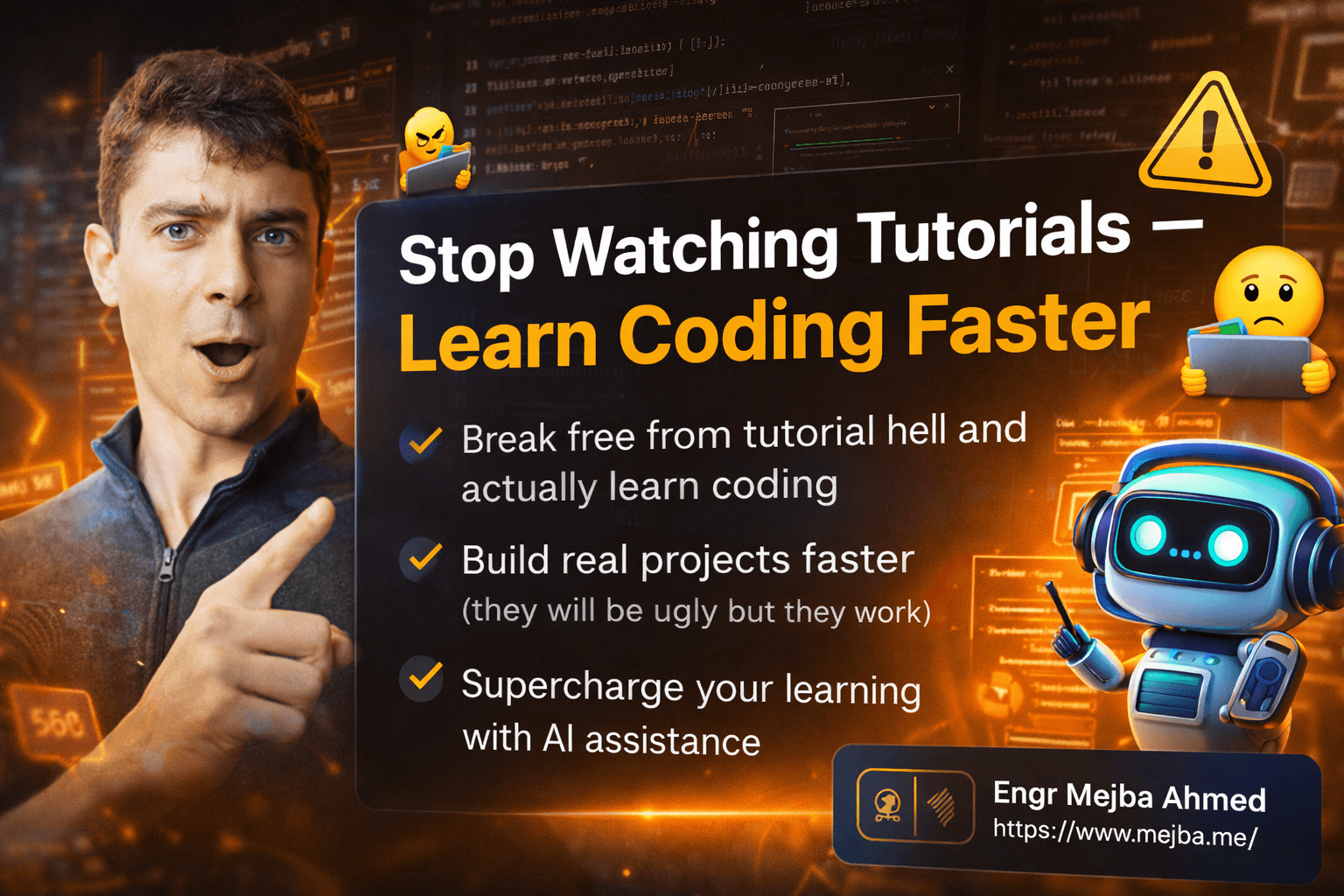 Stop Watching Tutorials — Learn Coding Faster