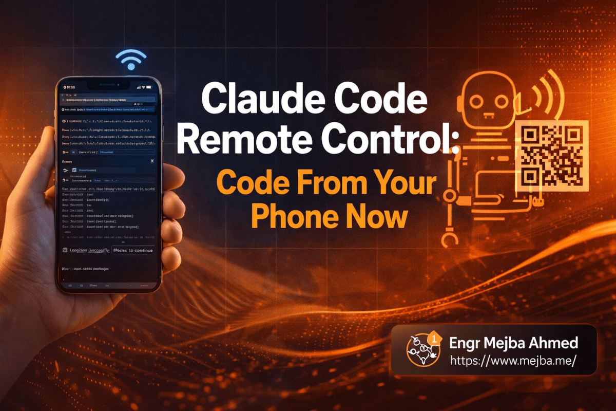 Claude Code Remote Control: Code From Your Phone Now