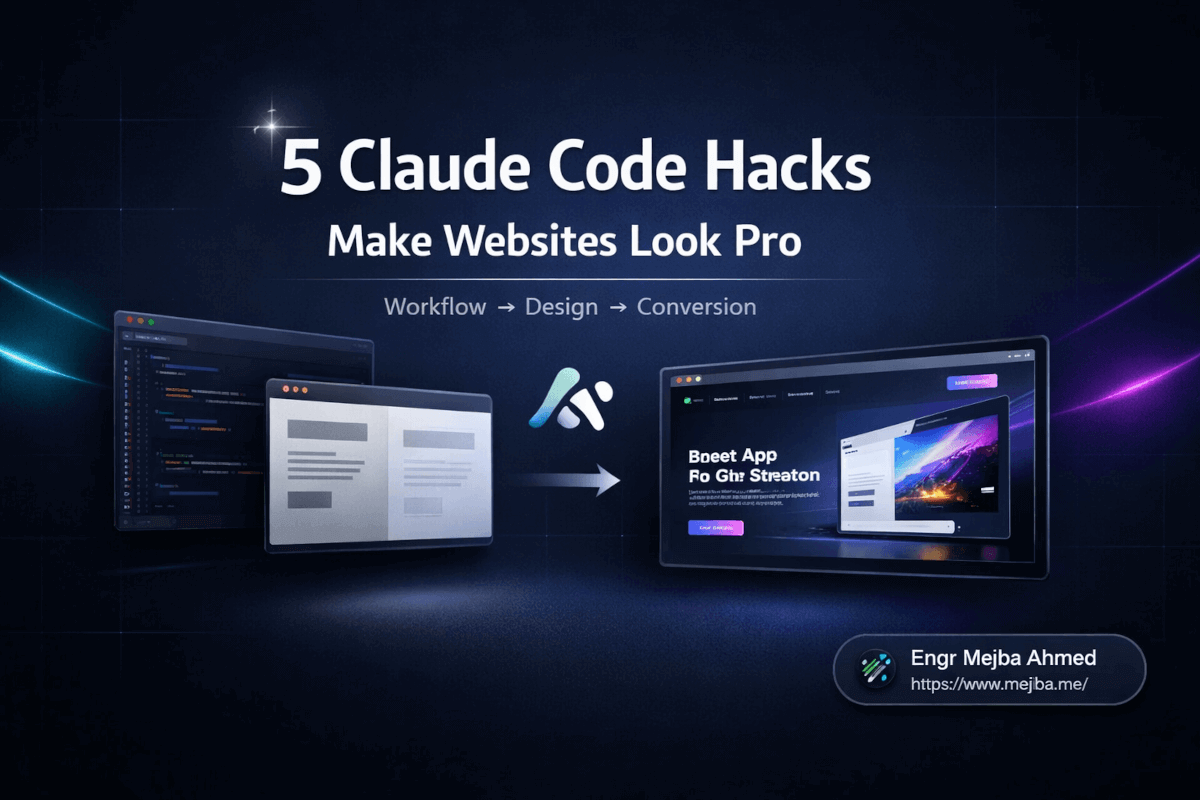5 Claude Code-Hacks, die Websites professionell aussehen lassen