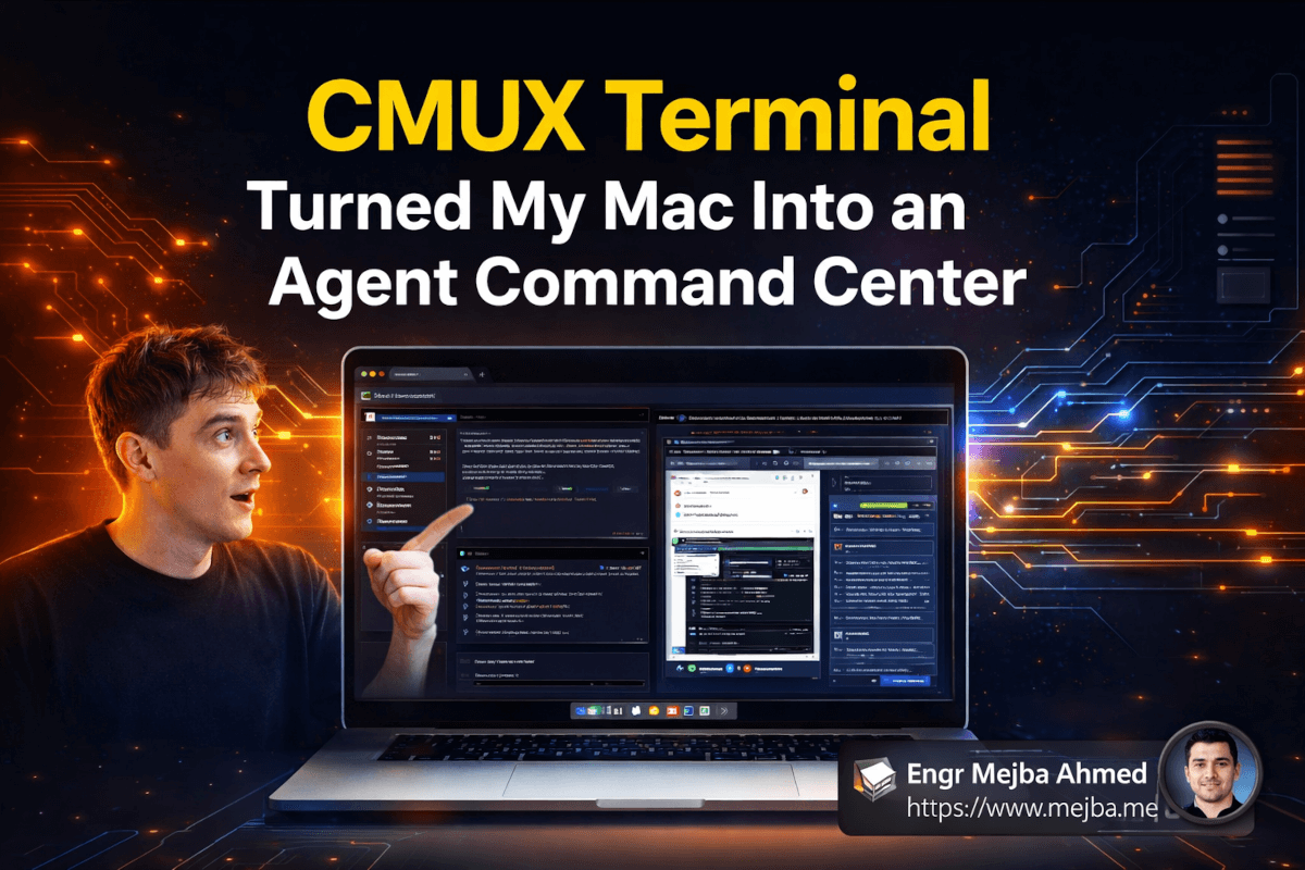 CMUX Terminal Turned My Mac Into an Agent Command Center