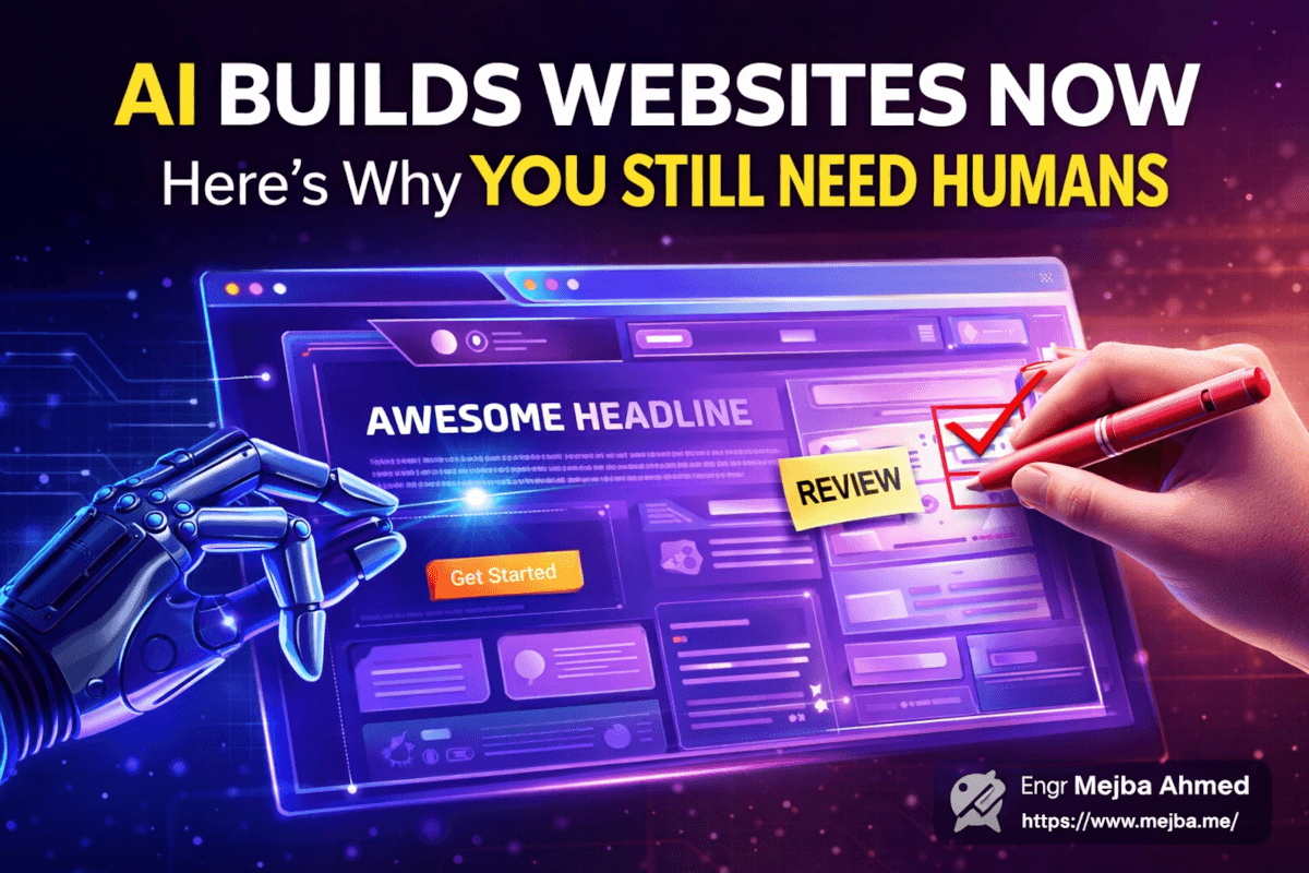 AI Builds Websites Now. Here's Why You Still Need Humans