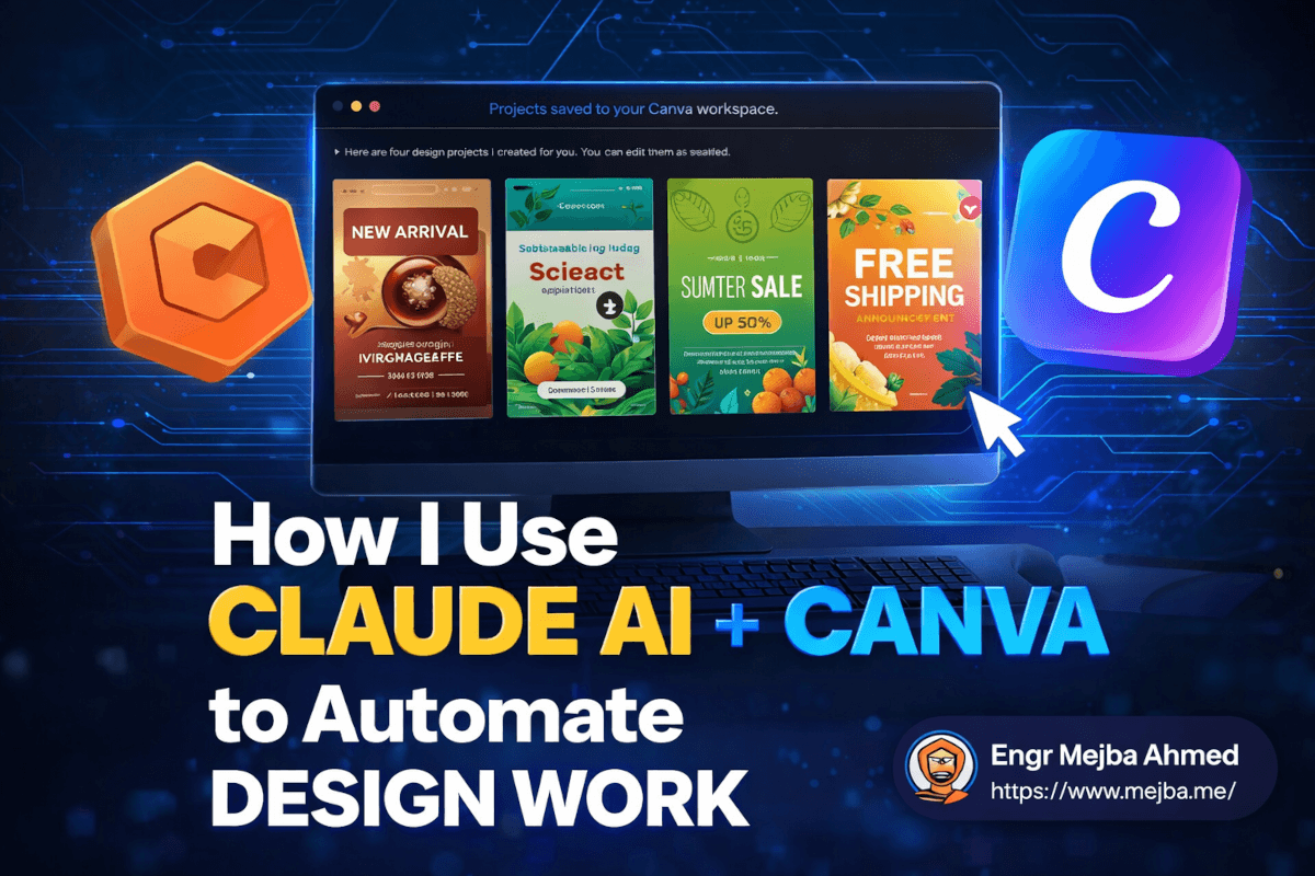 How I Use Claude AI + Canva to Automate Design Work