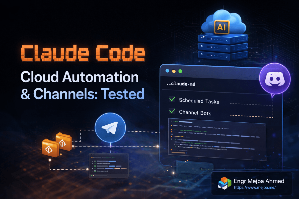 Claude Code Cloud Automation and Channels: Tested