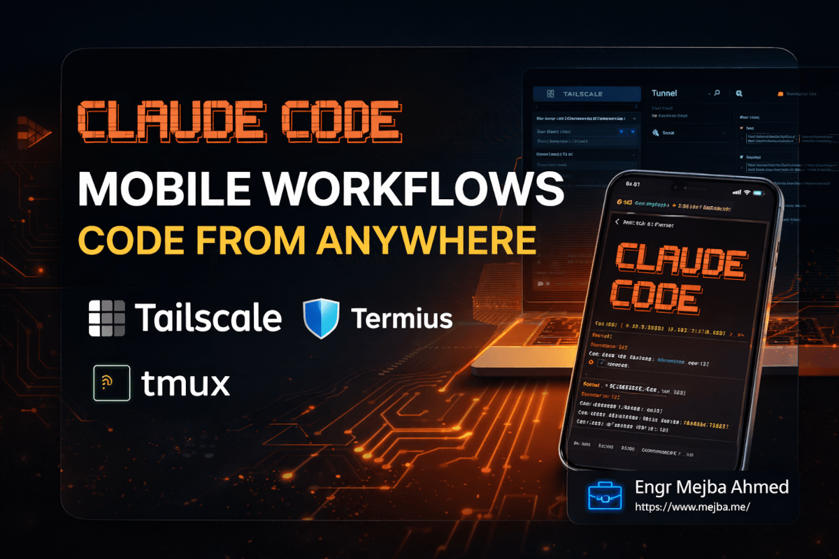 Flujos de trabajo m\u00f3viles con Claude Code: programa desde cualquier lugar