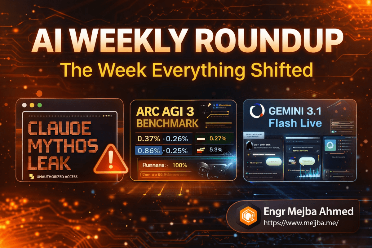 AI Weekly Roundup: The Week Everything Shifted