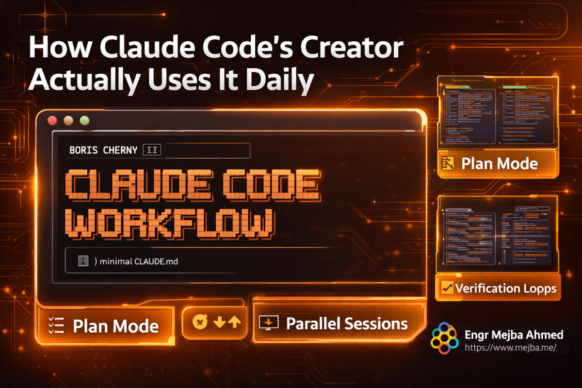 Como o criador do Claude Code realmente o usa no dia a dia