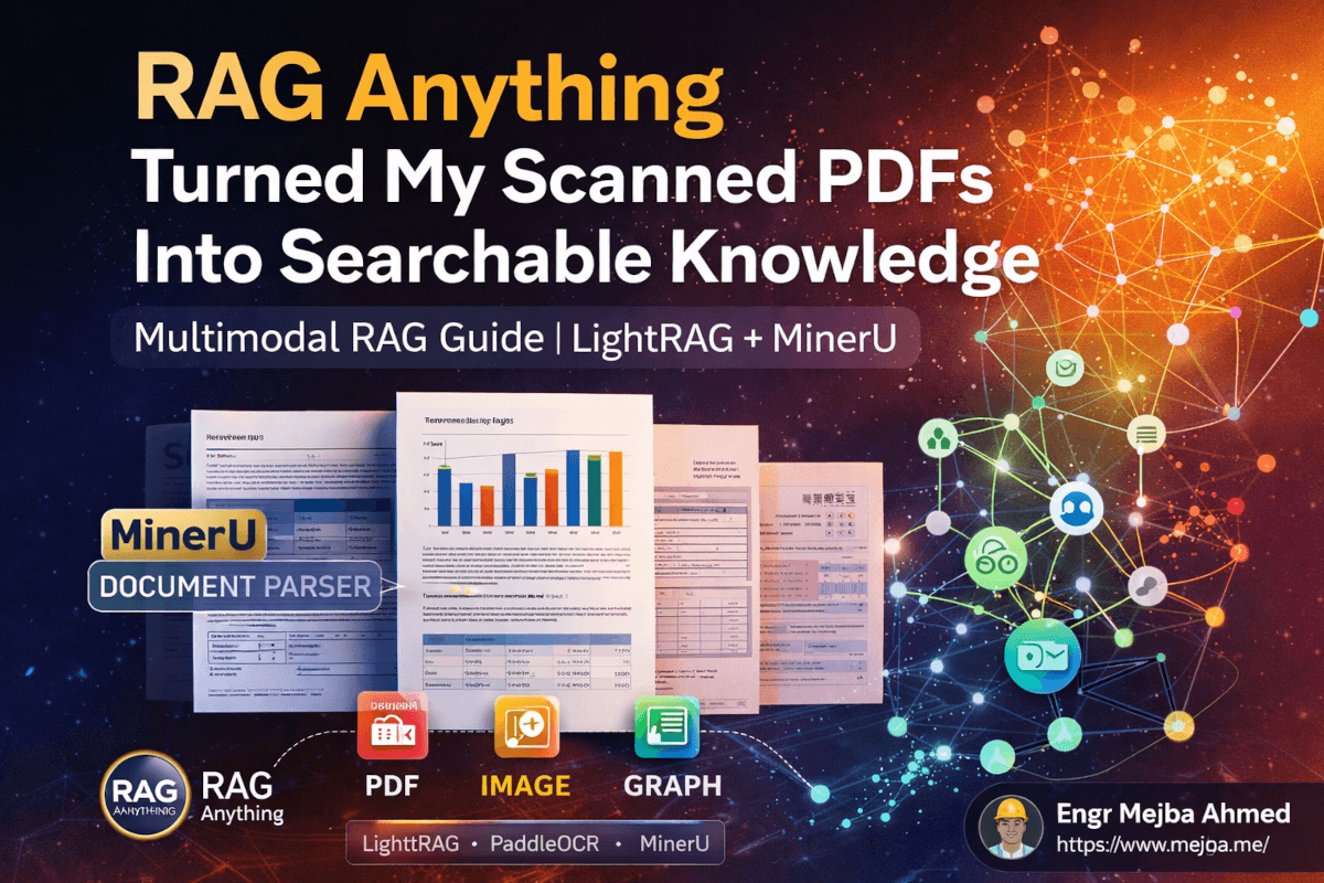RAG Anything Verwandelte Meine Gescannten PDFs in Durchsuchbares Wissen