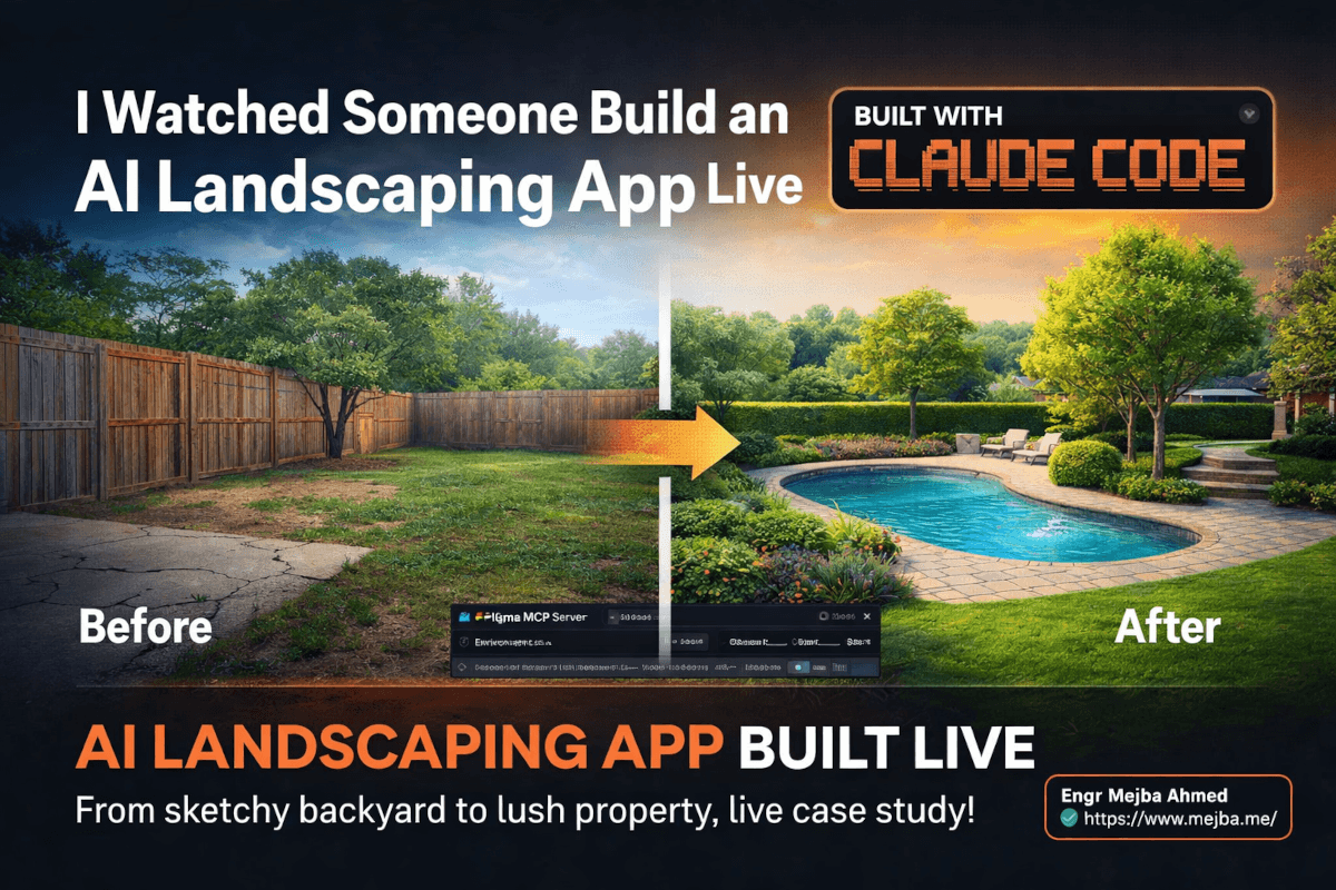 I Watched Someone Build an AI Landscaping App Live