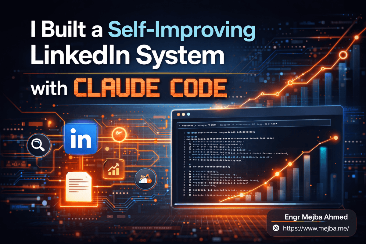 Construí un sistema de LinkedIn que se mejora solo con Claude Code