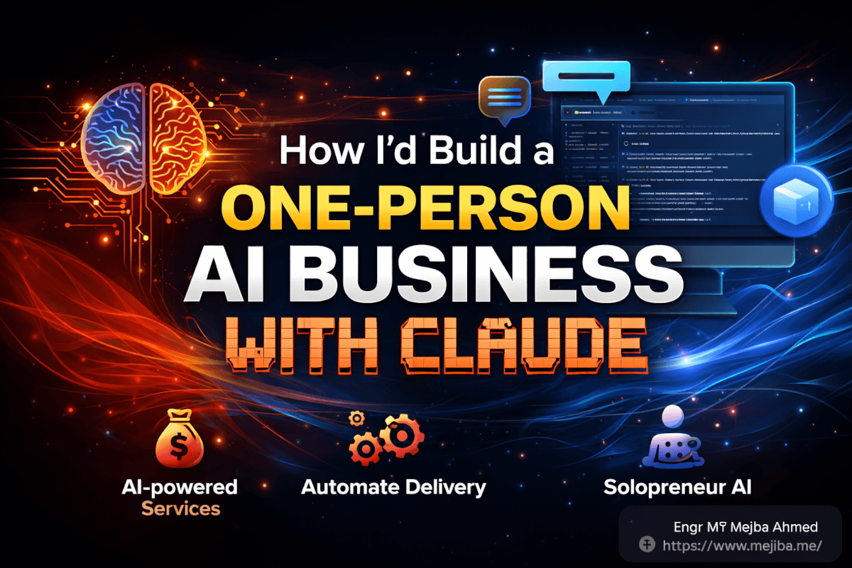 Cómo construiría un negocio de IA unipersonal con Claude