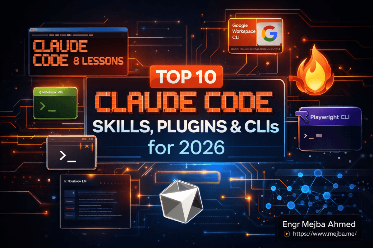 Top 10 Skills, Plugins e CLIs do Claude Code para 2026