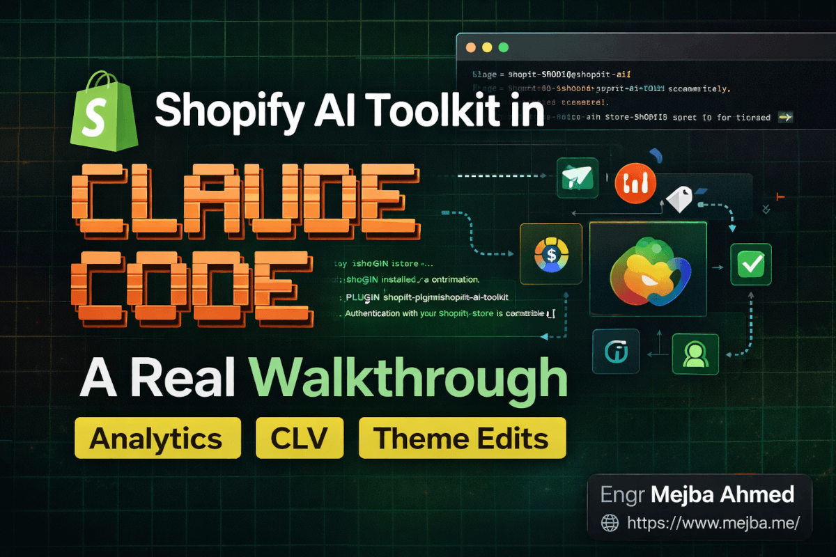 Kit de ferramentas de IA da Shopify no Claude Code: um guia prático e detalhado