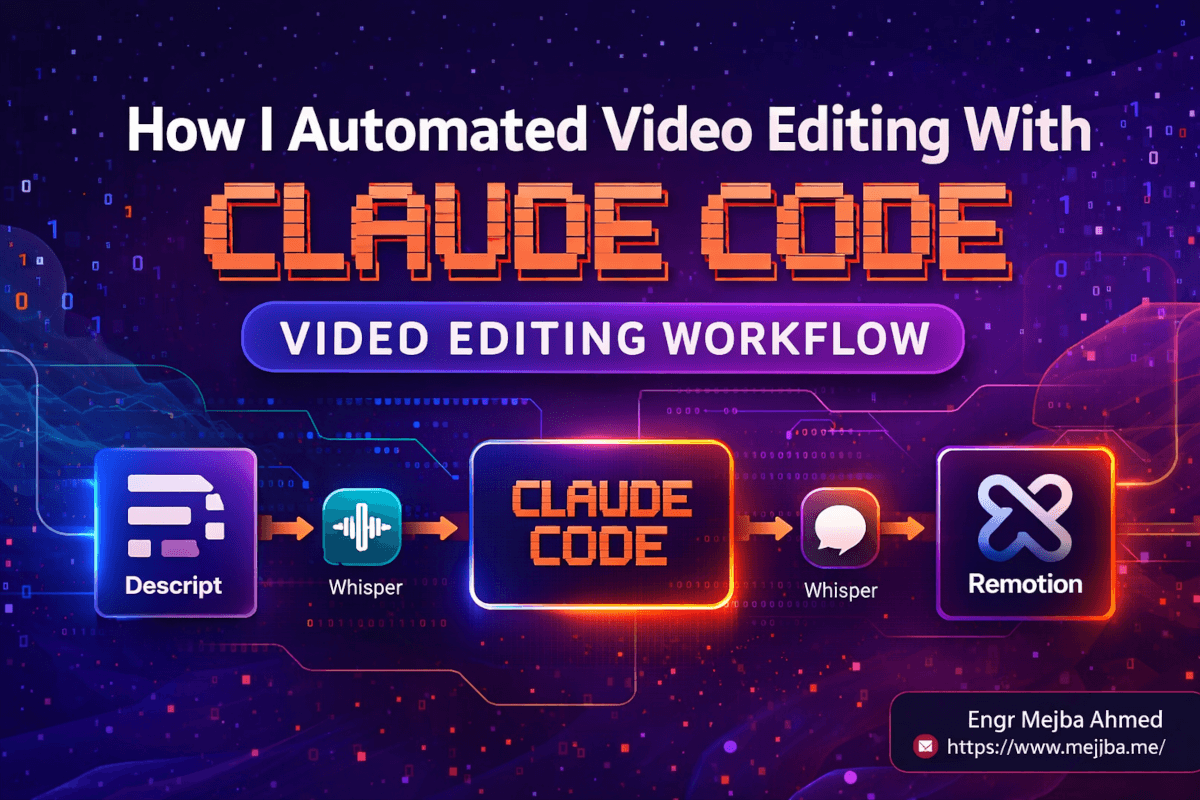 How I Automated Video Editing With Claude Code