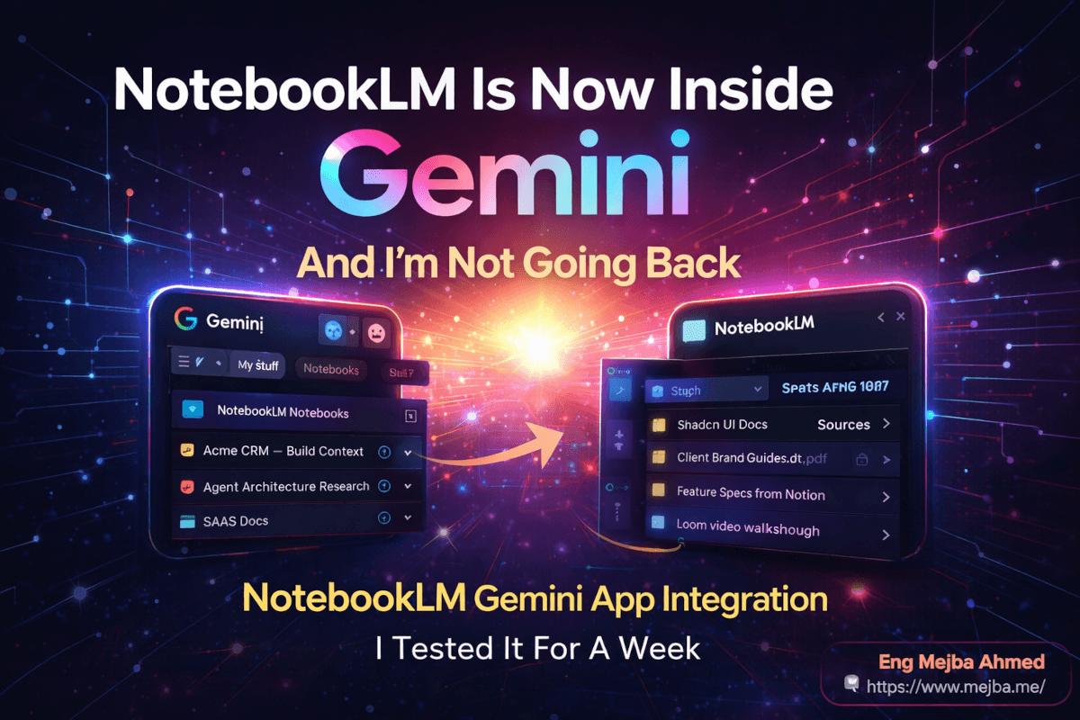 NotebookLM Is Now Inside Gemini — And I'm Not Going Back