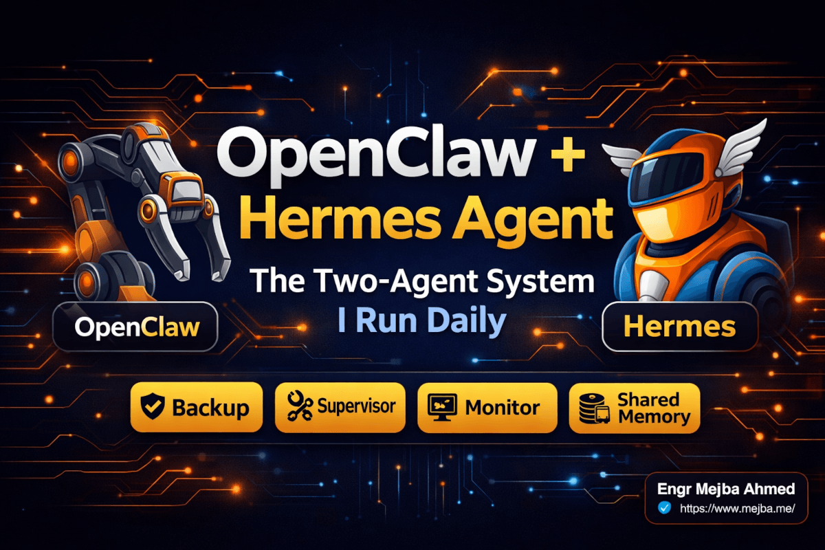 OpenClaw + Hermes Agent: The Two-Agent System I Run Daily