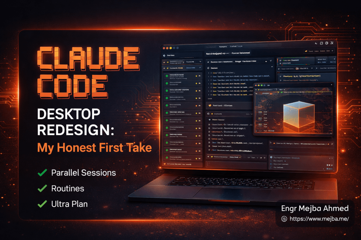 Rediseño de Claude Code Desktop: Mi opinión sincera para desarrolladores y fundadores