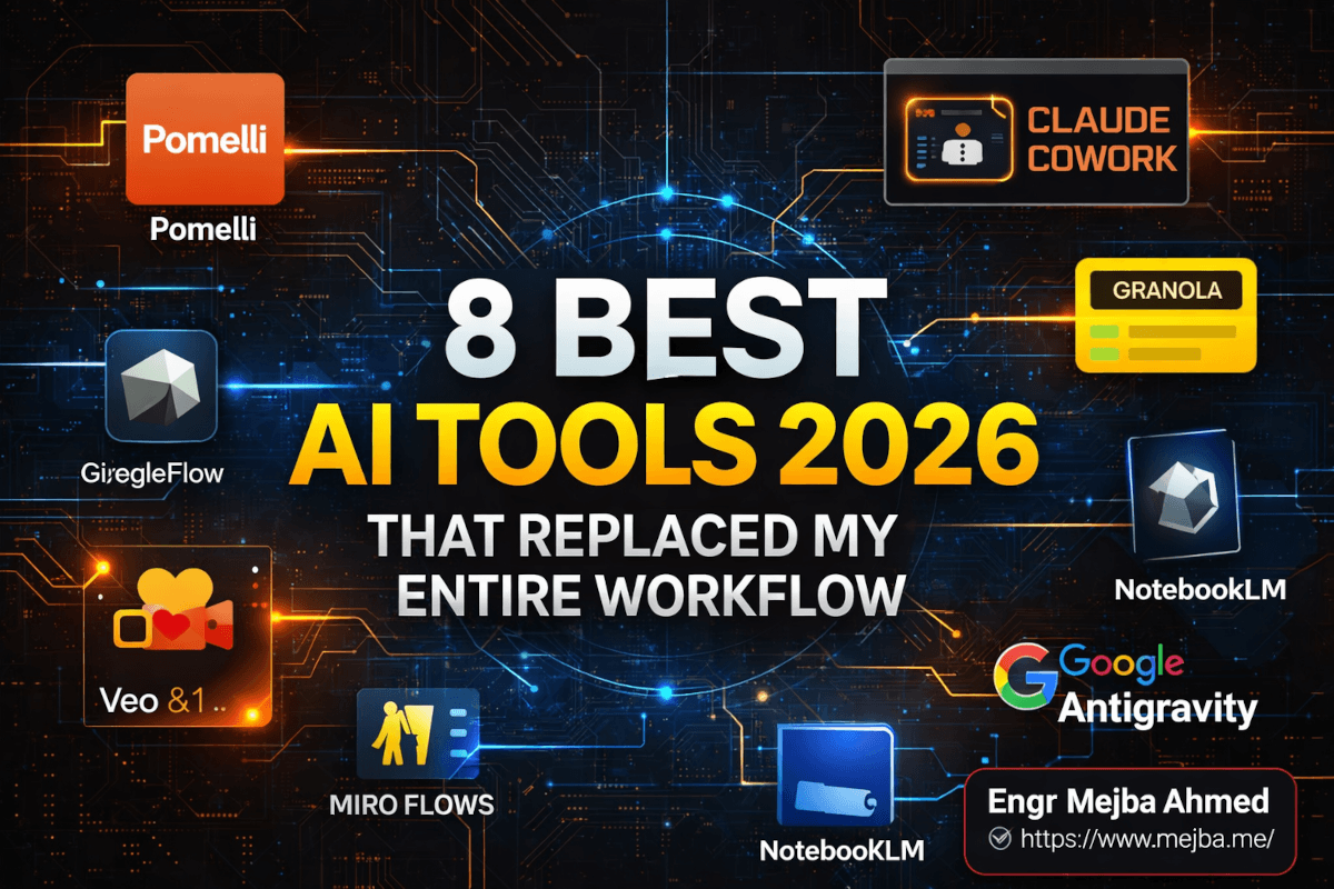 8 Beste AI-tools van 2026 die mijn hele workflow hebben overgenomen