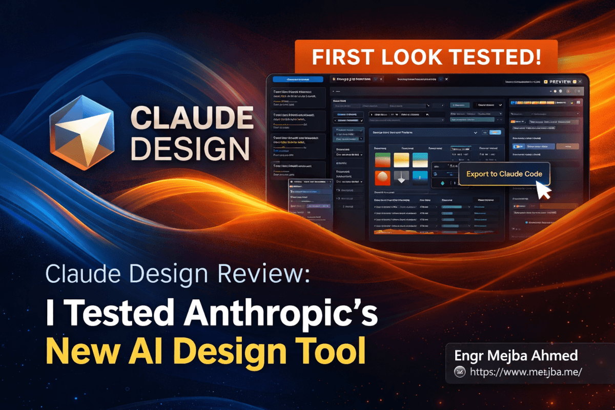 Claude Design First Look: I Tested Anthropic's New Tool