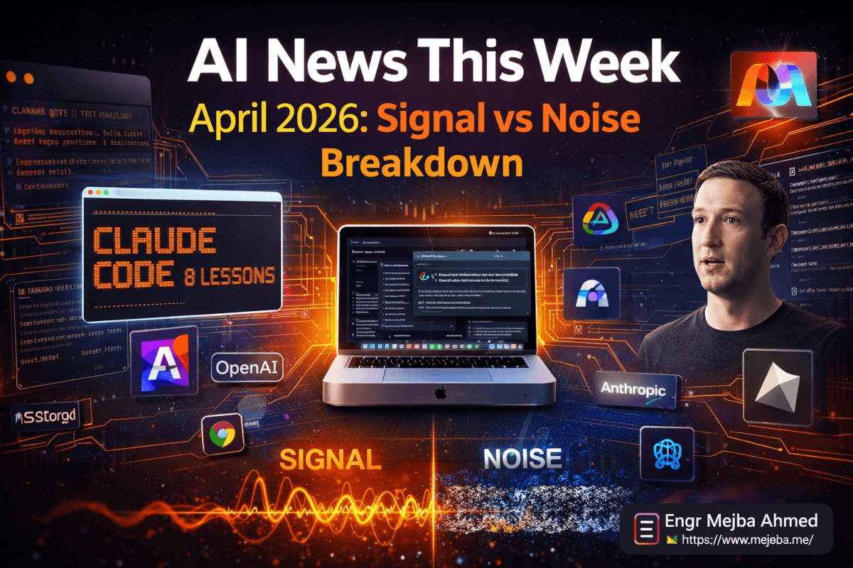 KI-News diese Woche April 2026: Signal-vs.-Noise-Breakdown