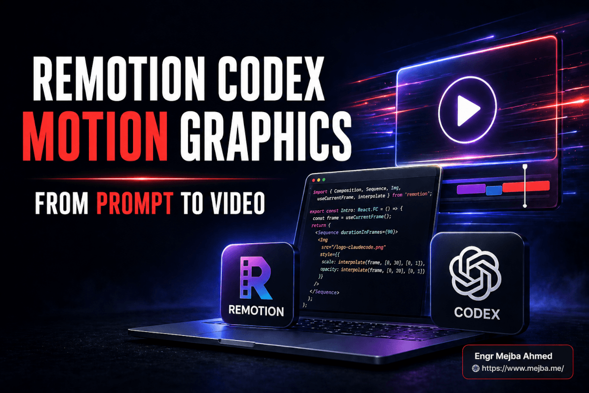 Remotion in OpenAI Codex: Prompt-Based Motion Graphics