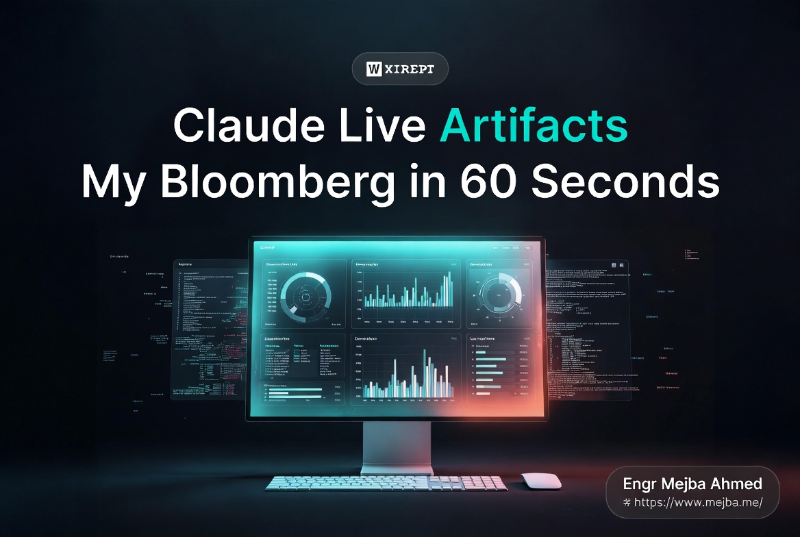 Claude Live Artifacts Tested: My Bloomberg in 60 Seconds