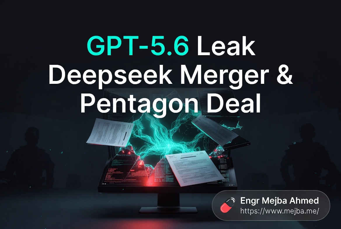 GPT-5.6 Leak, Deepseek Merger, Google's Pentagon Deal