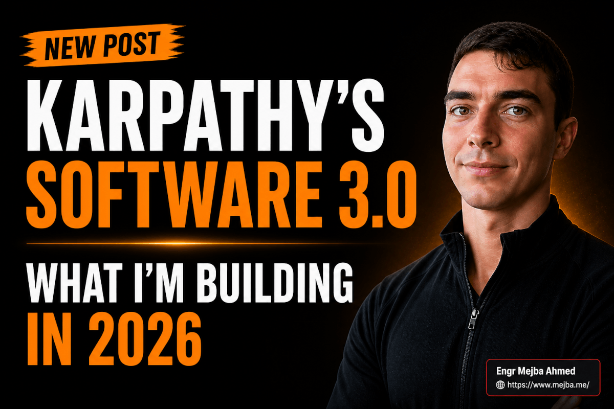 Karpathy's Software 3.0: What I'm Building in 2026