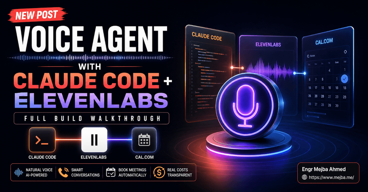 Voice Agent with Claude Code and ElevenLabs: Full Build