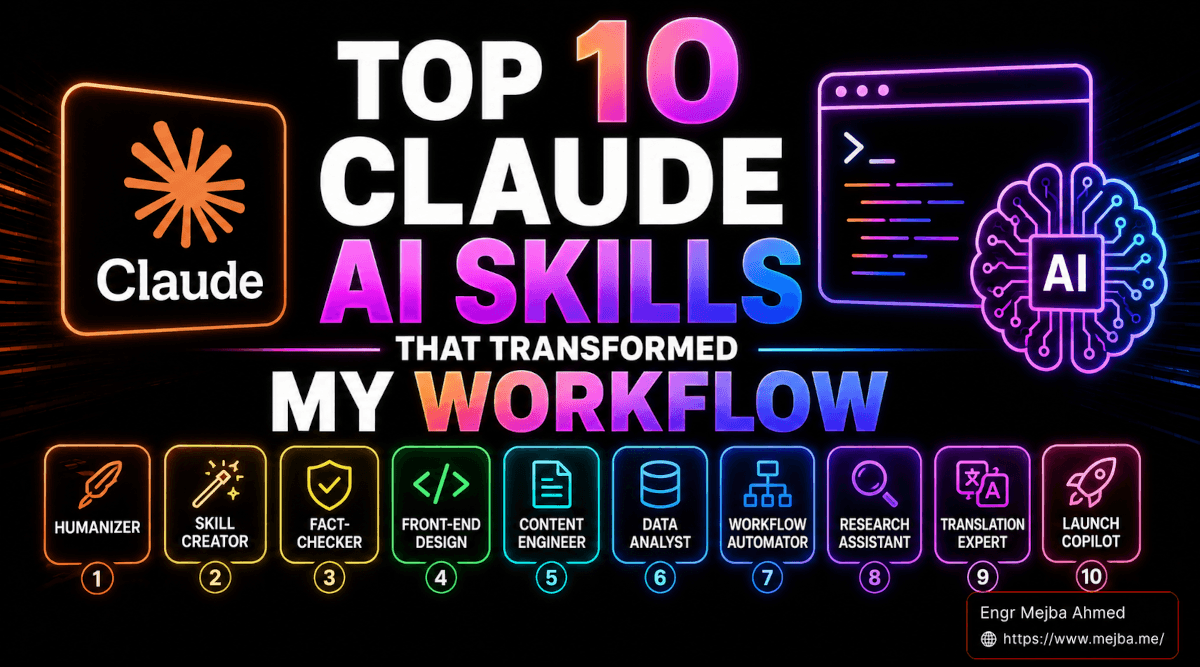 Top 10 Claude AI Skills That Transformed My Workflow