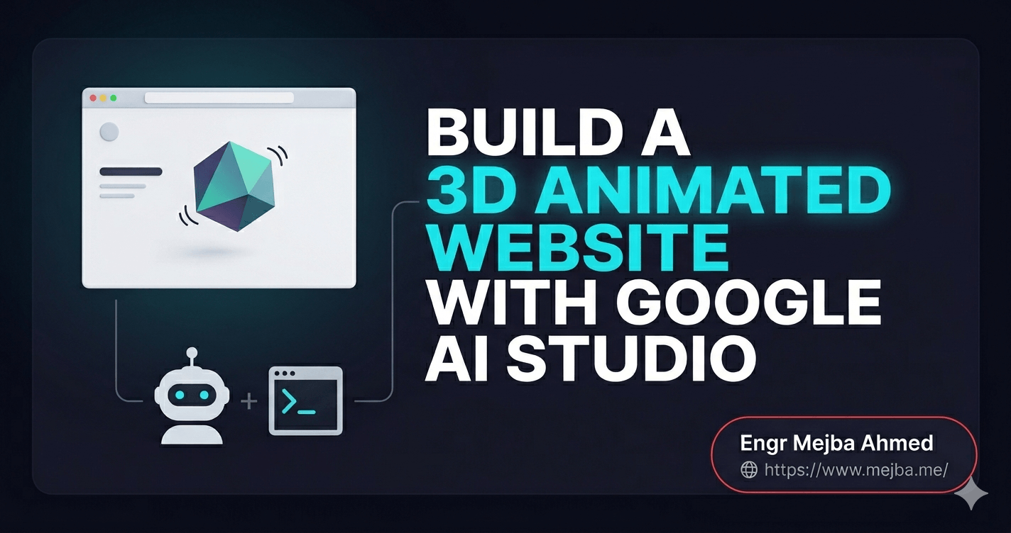 Build a 3D Animated Website With Google AI Studio