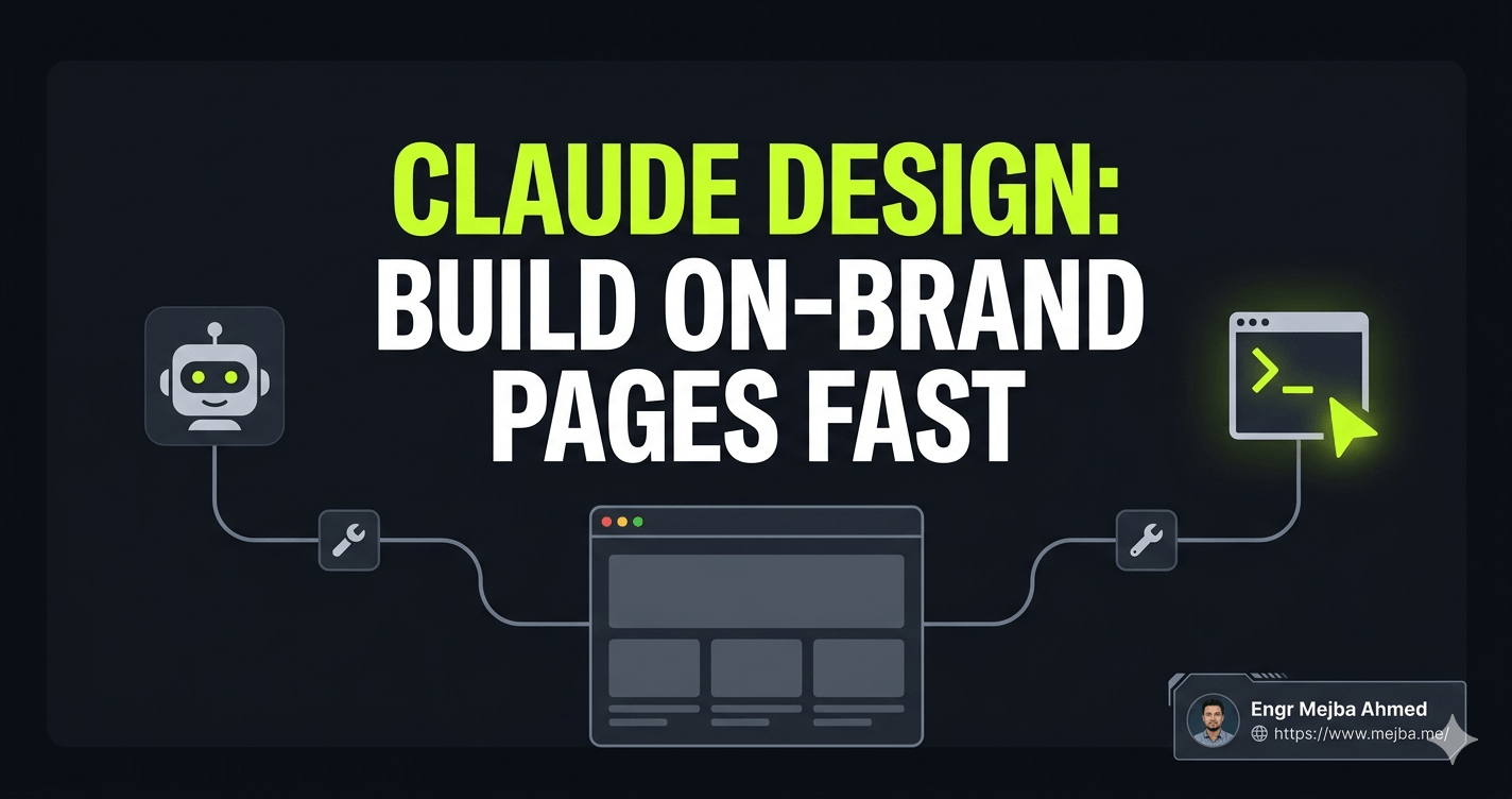 Claude Design: How I Build On-Brand Pages Fast