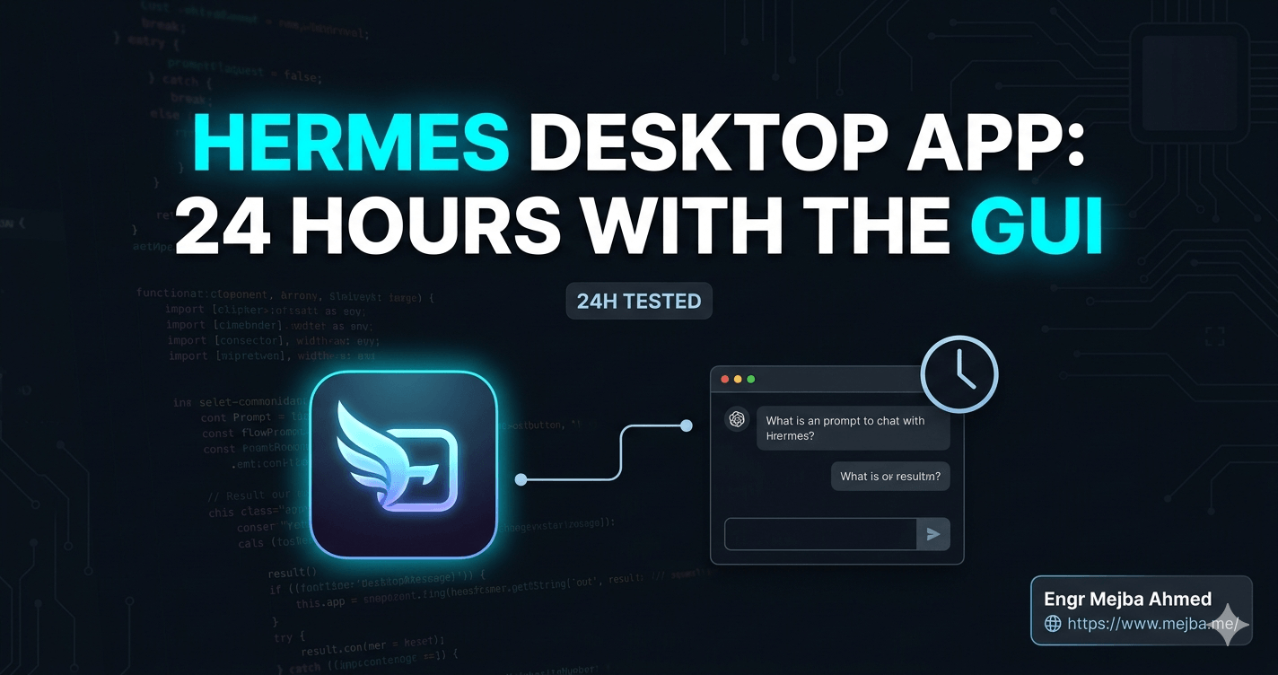 Hermes Desktop App: 24 Hours With the New GUI