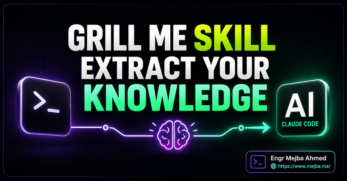 The Grill Me Skill: How I Extract My Own Brain