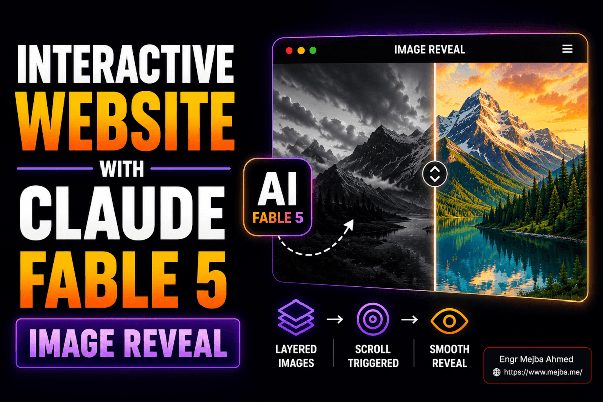 Interactive Website With Claude Fable 5: Image Reveal