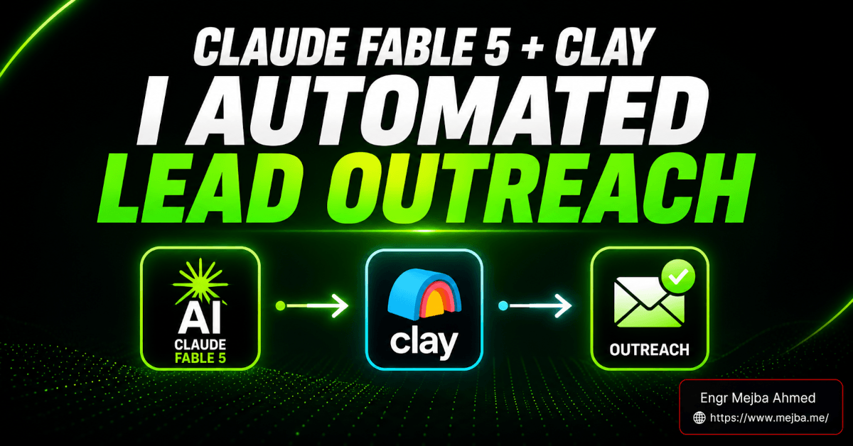 Claude Fable 5 + Clay: I Automated Lead Outreach