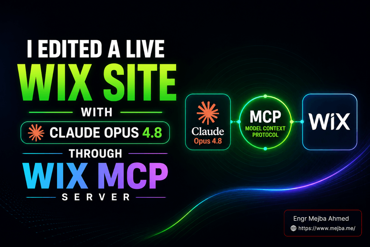 I Edited a Live Wix Site With Claude — No Builder