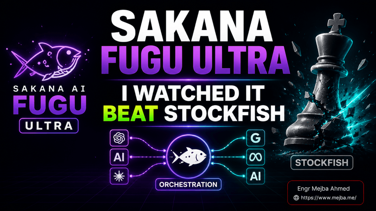 Sakana Fugu Ultra: I Watched It Beat Stockfish