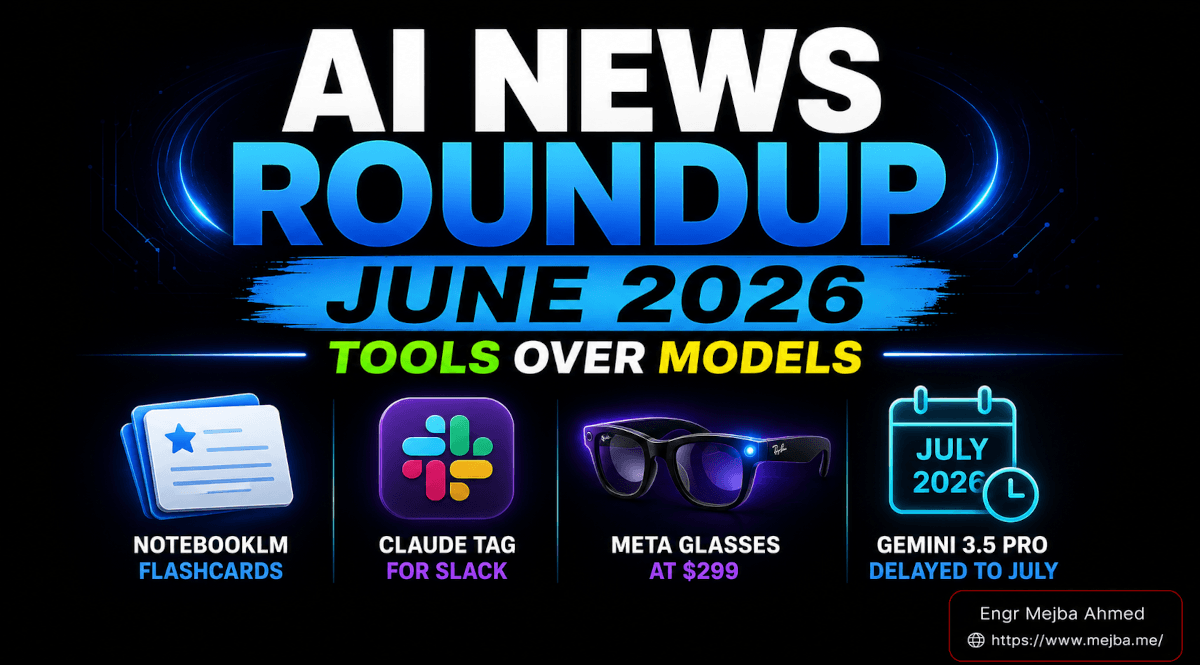 AI News Roundup June 2026: Tools Over Models