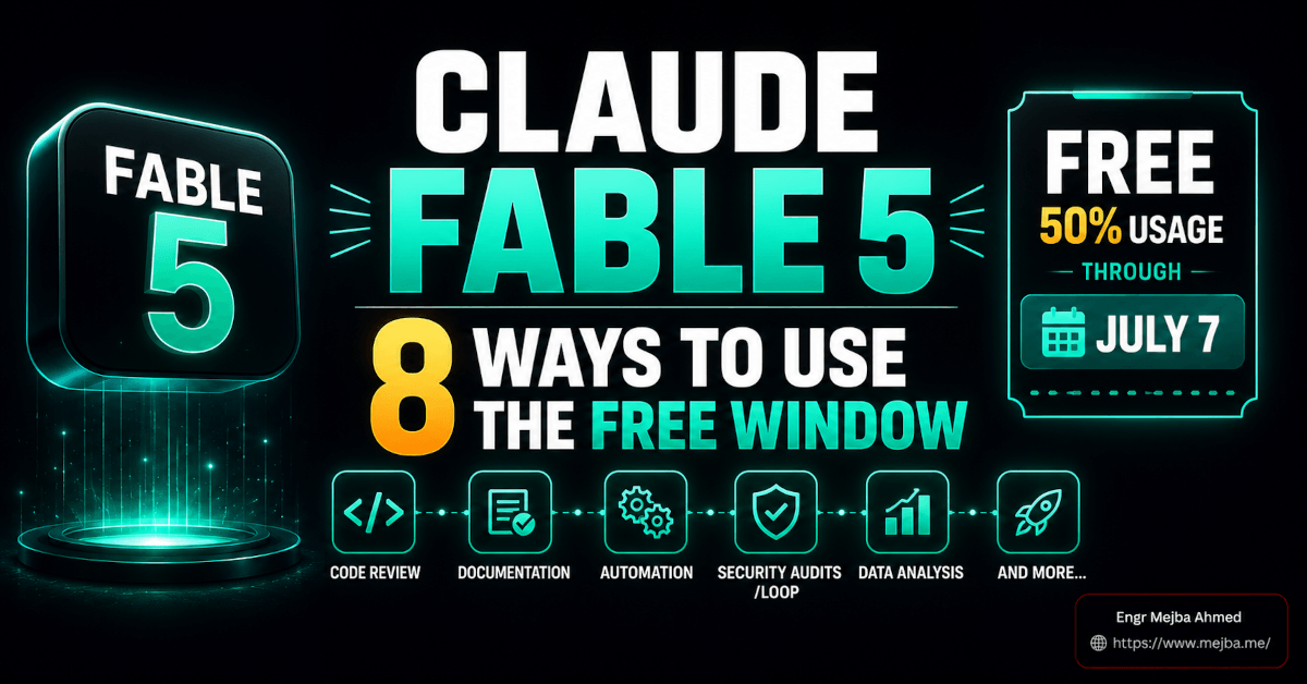 Claude Fable 5: 8 Ways to Use the Free Window