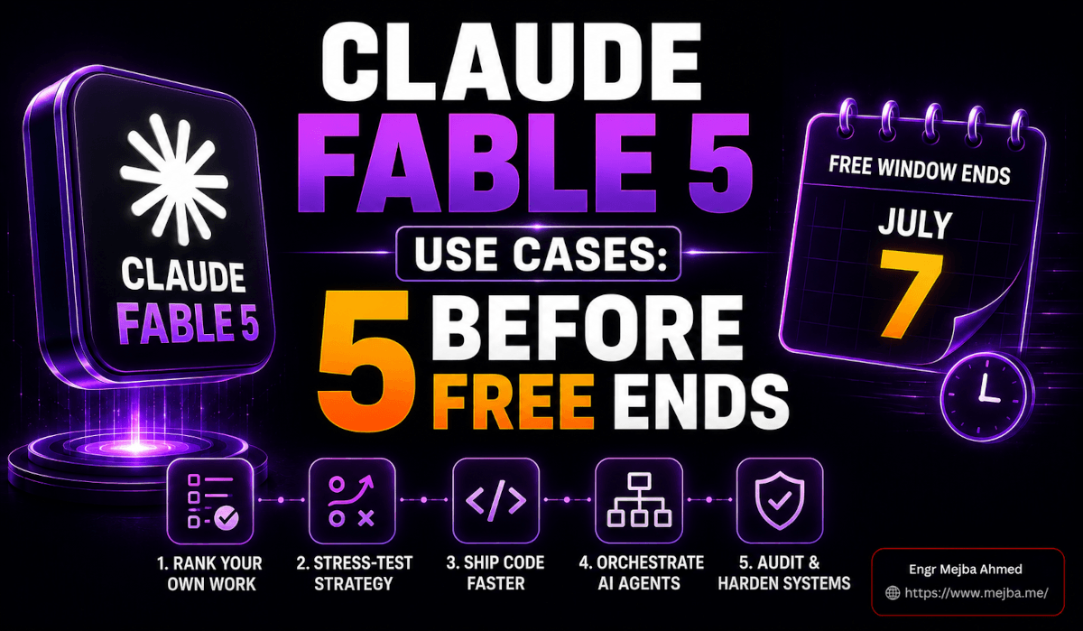Claude Fable 5 Use Cases: 5 Before Free Ends