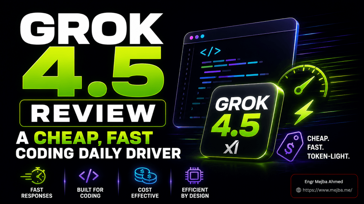 Grok 4.5 Review: A Cheap, Fast Coding Daily Driver