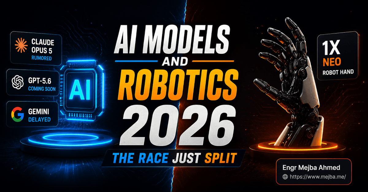 AI Models and Robotics 2026: The Race Just Split