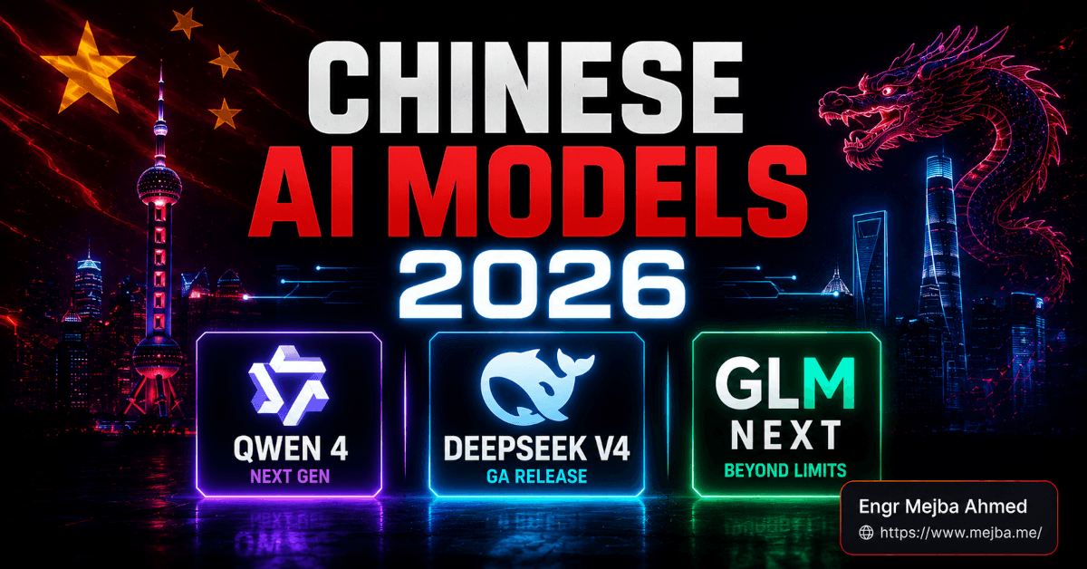 Chinese AI Models 2026: Qwen, DeepSeek, GLM Next