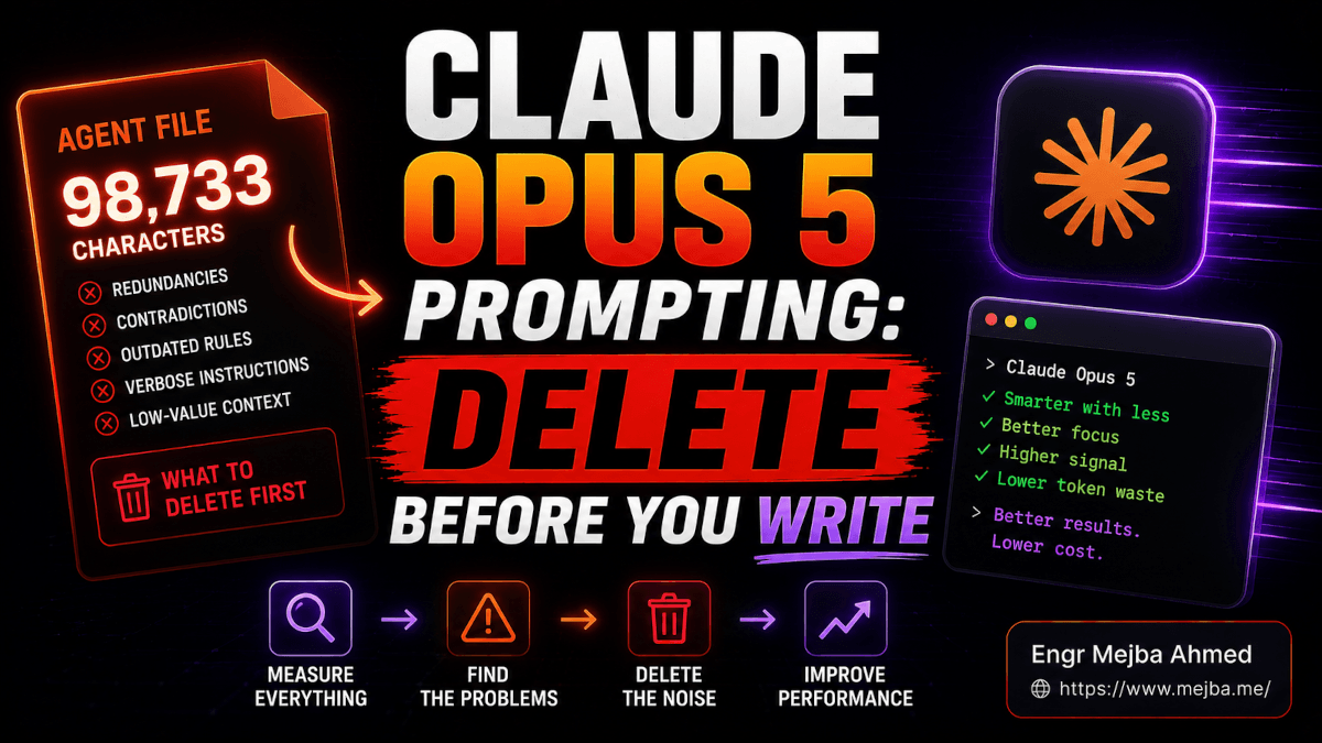 Claude Opus 5 Prompting: Delete Before You Write
