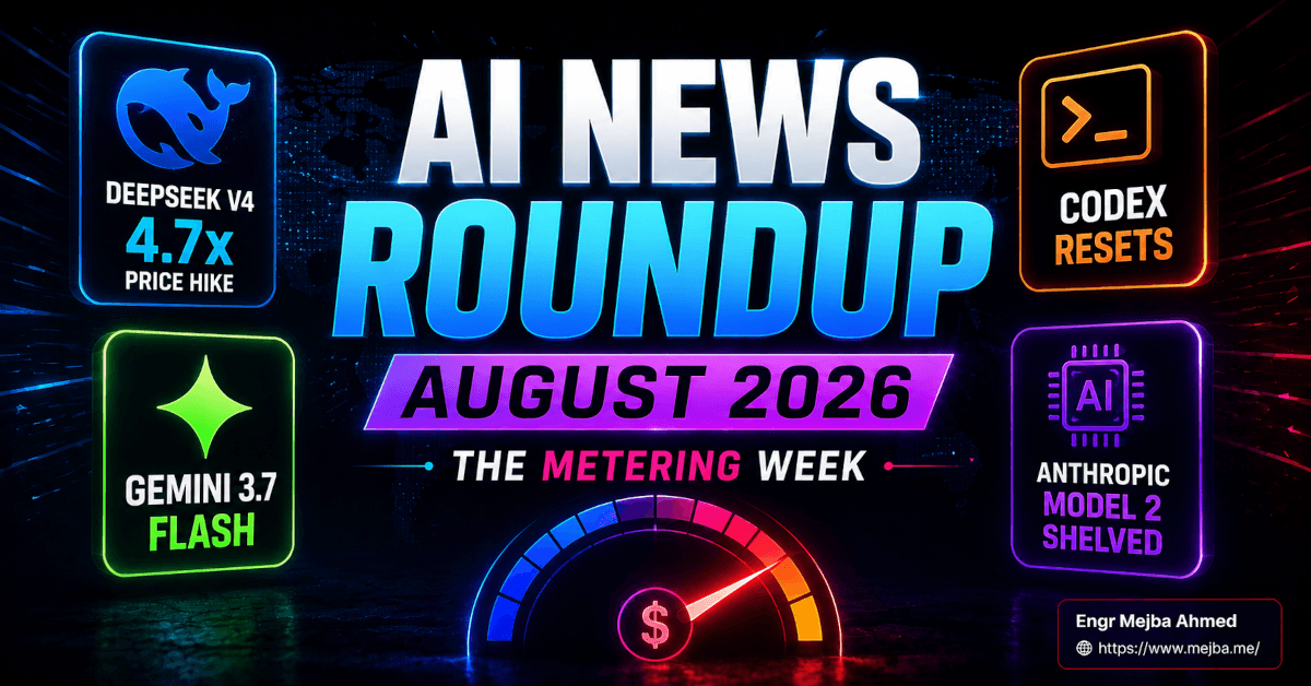 AI News Roundup August 2026: The Metering Week