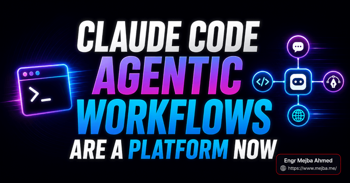 Claude Code Agentic Workflows Are a Platform Now